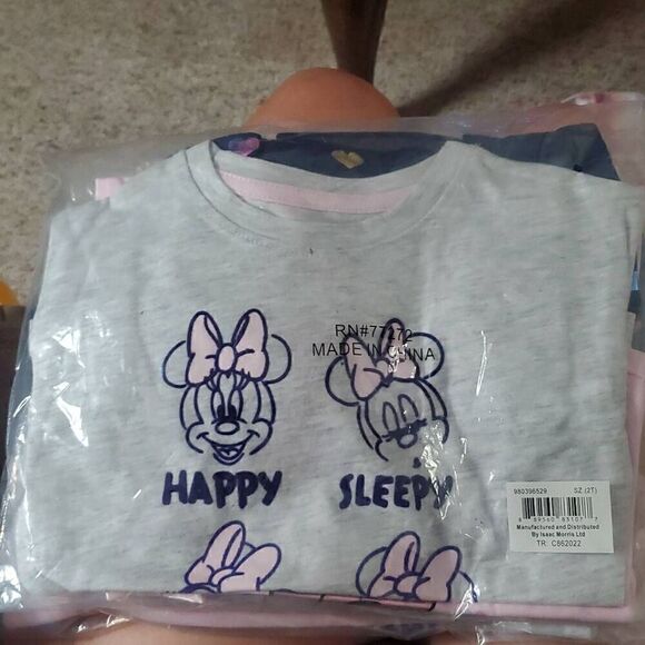 NWT DISNEY JUNIOR SET OF TWO GIRLS SHIRTS - Picture 2 of 4